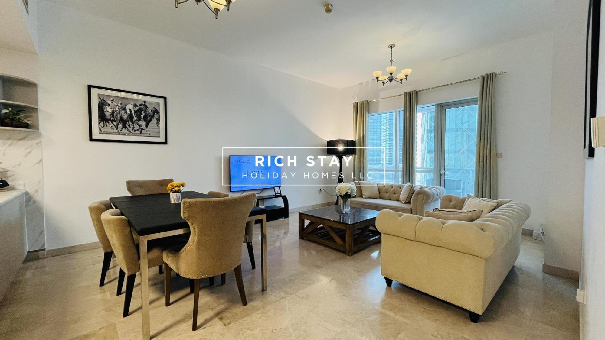 Canal View 2br & Maid In Kg Tower, Marina * Dubai